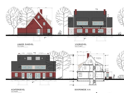 Twee-onder-een-kapwoning te Lunteren